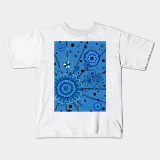 Mandala -- BLUUUUUUE Kids T-Shirt